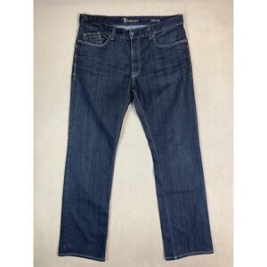 Fidelity Jeans Mens 38 Blue 5011 Sabbath Rinse‎ Straight Leg Mid Rise Denim